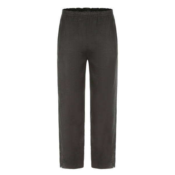 SS Inheritance Silk Pants in  Matte Black